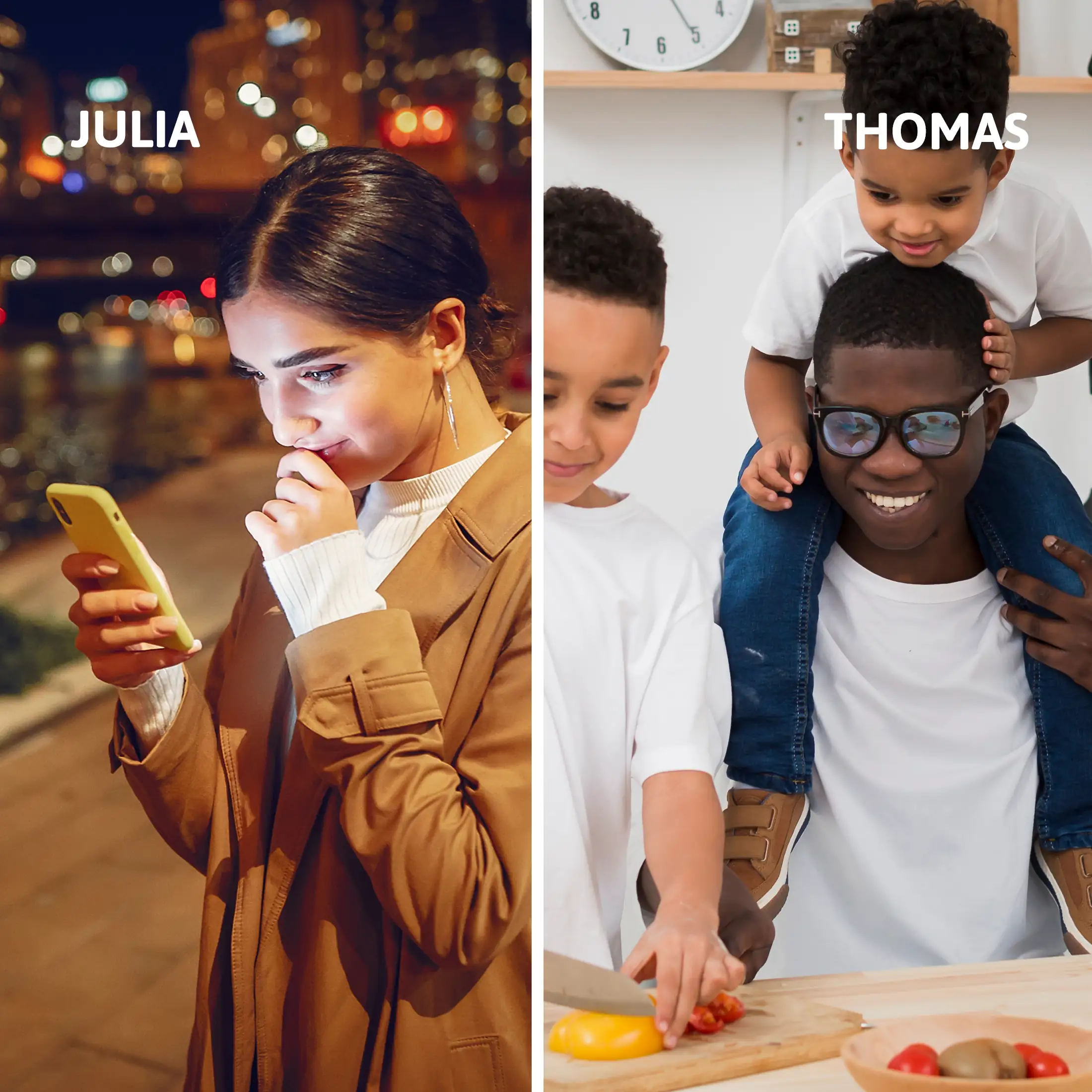 Femme consultant son smartphone dans la rue