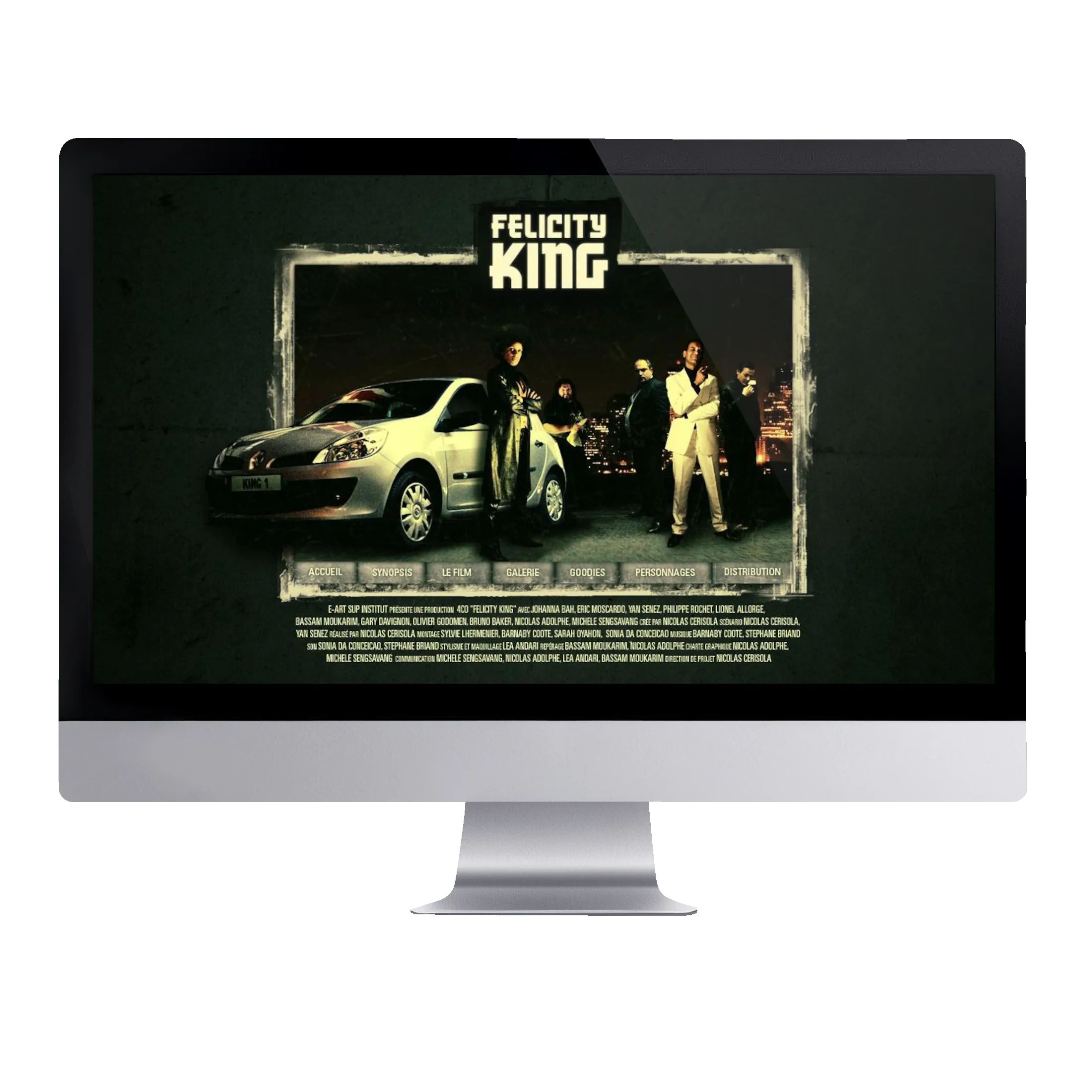 Site web du court métrage Felicity King