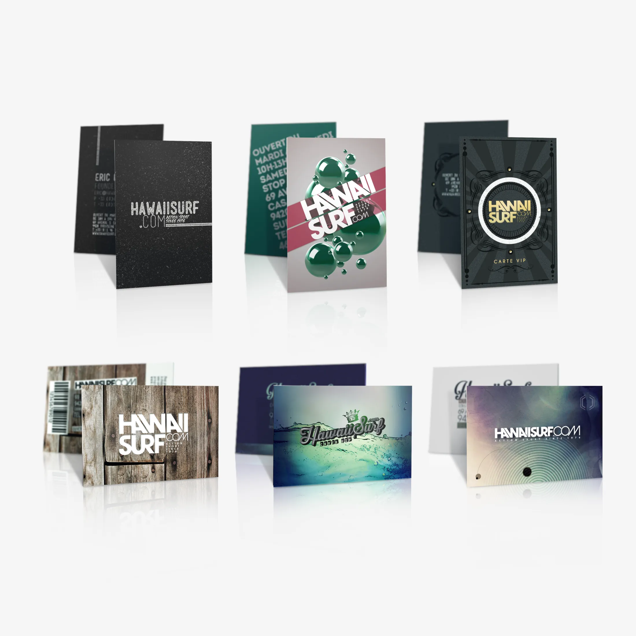 Cartes de visite et cartes promotionnelles pour le magasin