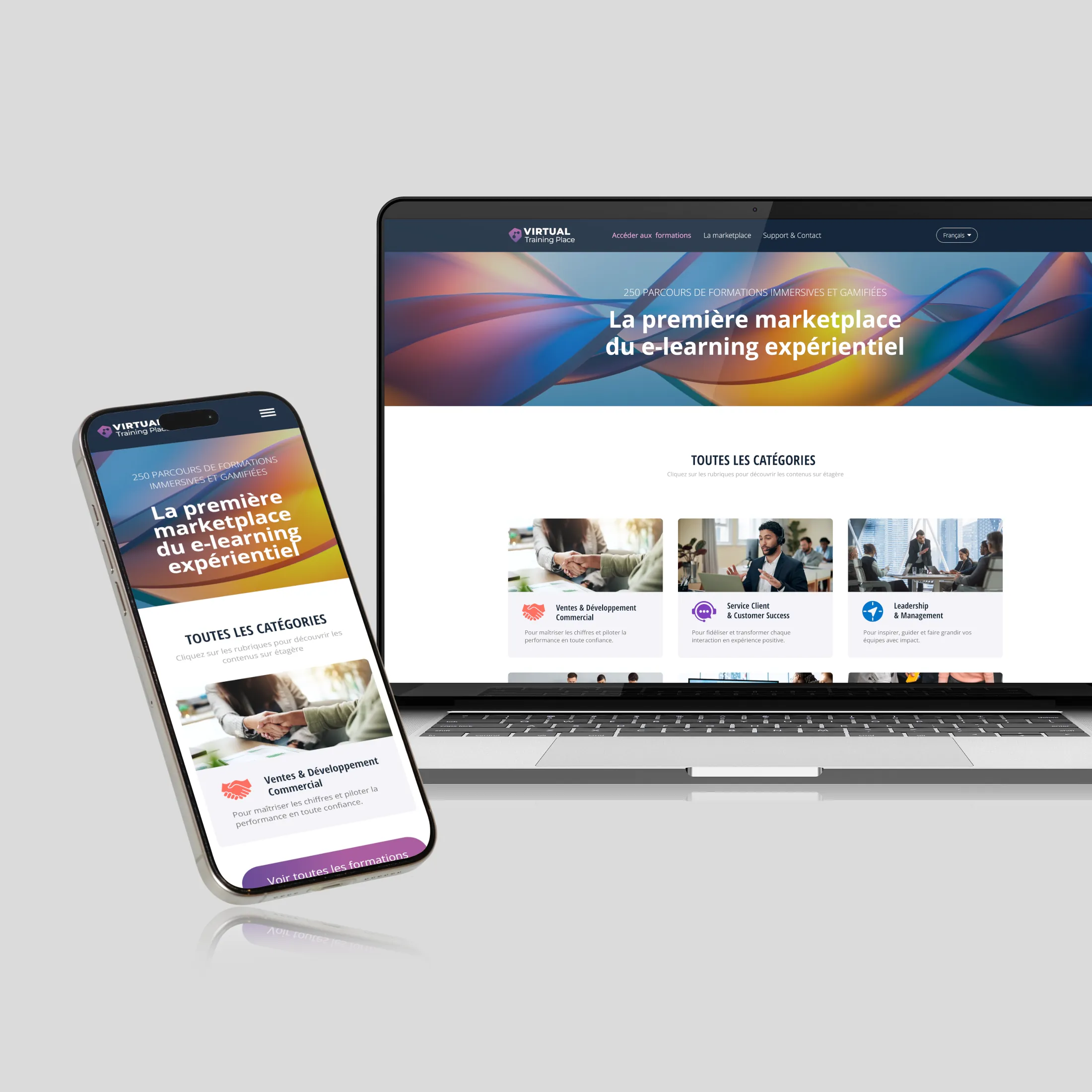 Site web Virtual Training Place